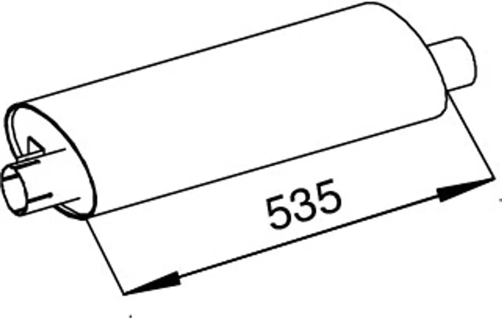 Silenziatore per Mercedes - 51310