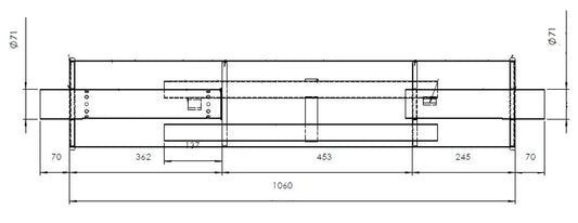Silenziatore per Mercedes, E-line - 51316