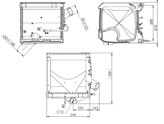Silenziatore con SCR per Mercedes - 51363