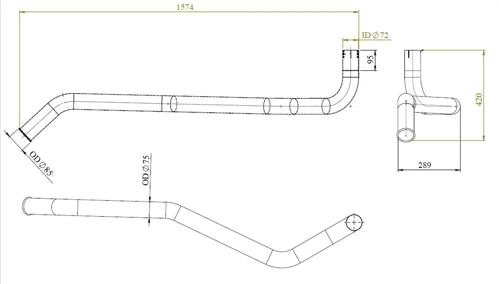 Tubo per Mercedes - 51617