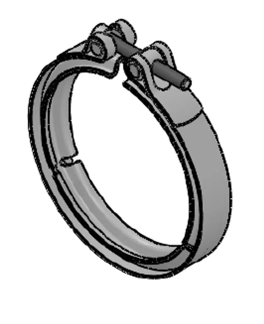 Fascetta a V Heavy Duty per Mercedes, Ø=127 / L=25, INOX - 51964