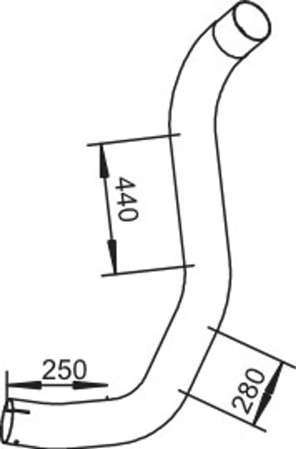 Tubo per Mercedes - 52105