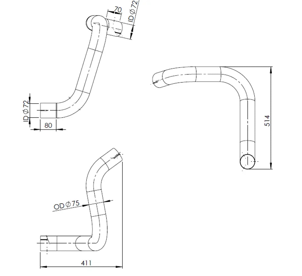 Tubo per Mercedes - 52238