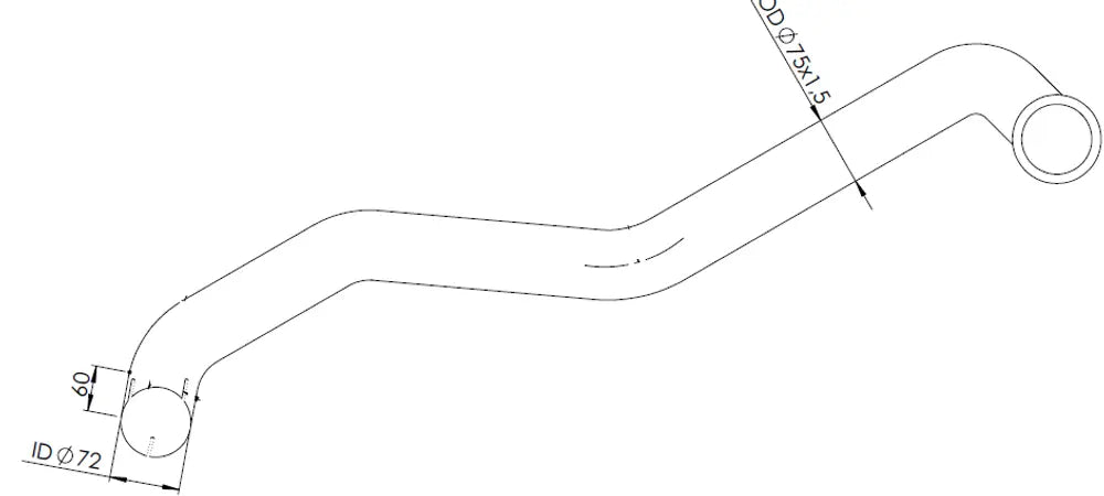 Tubo per Mercedes - 52620