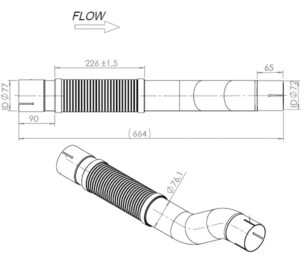 Tubo per Mercedes - 53100