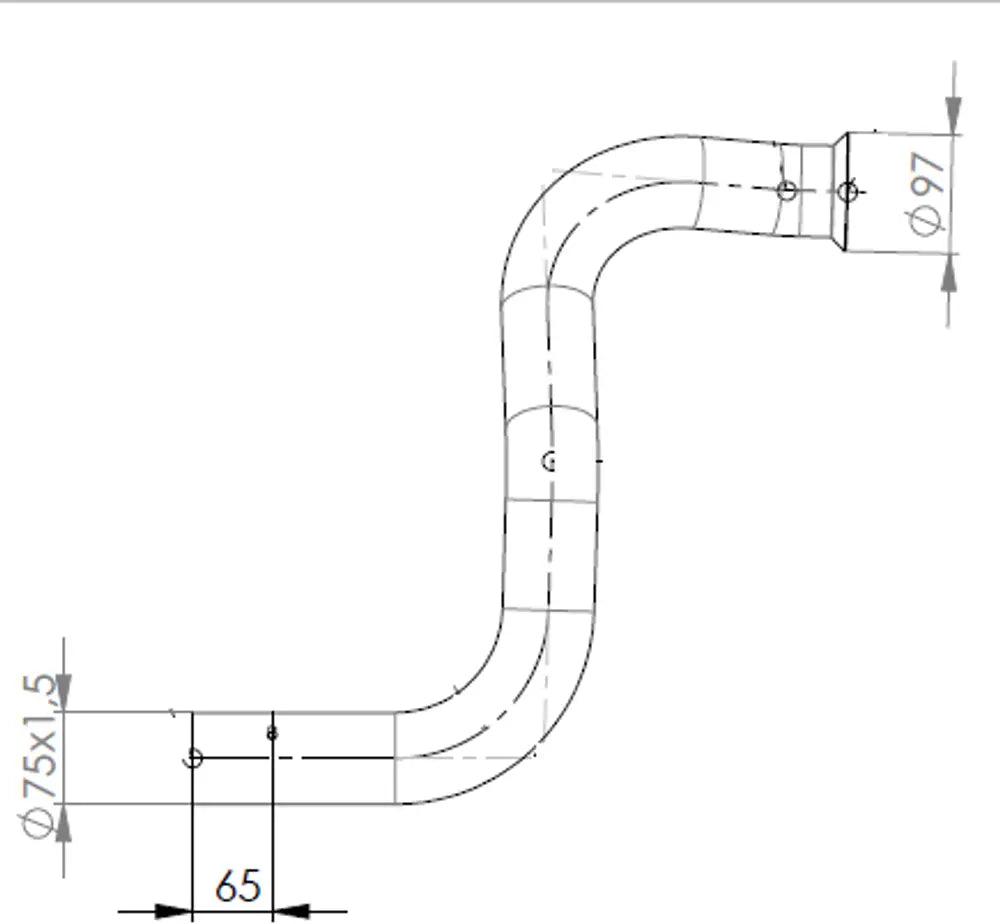 Tubo per Mercedes - 53161