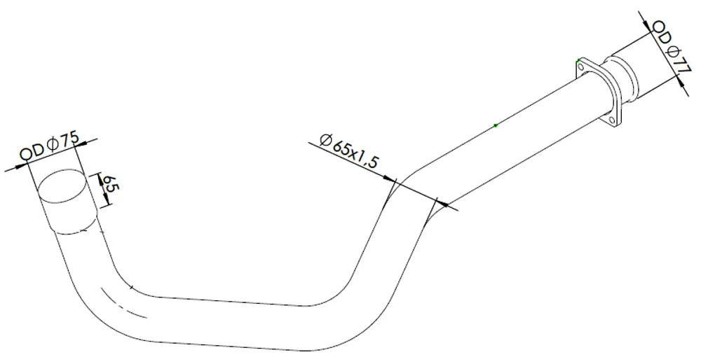 Tubo per Mercedes - 53241