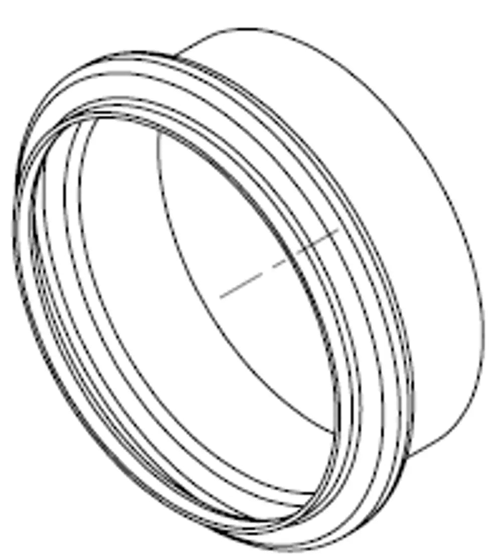Raccordo tubo maschio, Ø=127 / L=55 mm, INOX - 532523