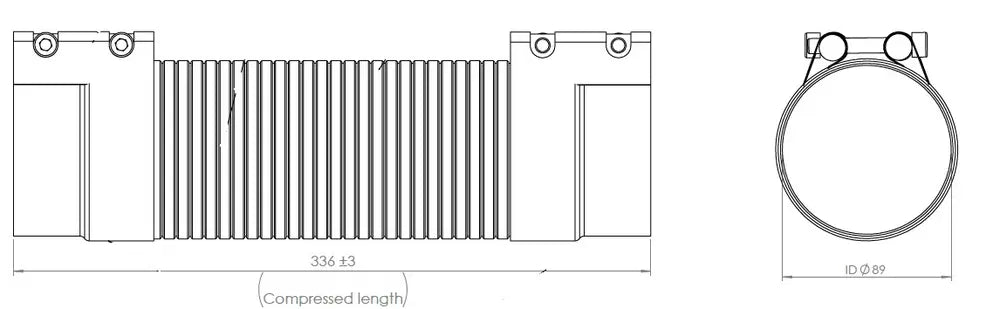 Flessibile di scarico, D2S+ per Mercedes - 53276