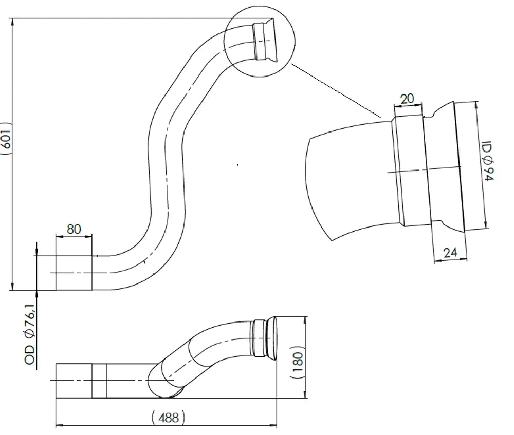 Tubo per Mercedes - 53277