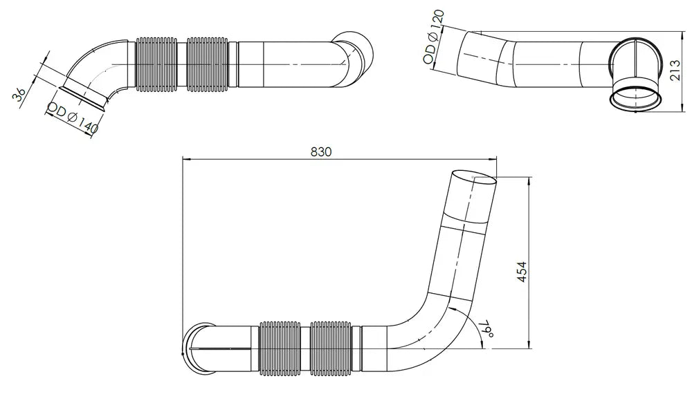 Tubo per Mercedes - 54245