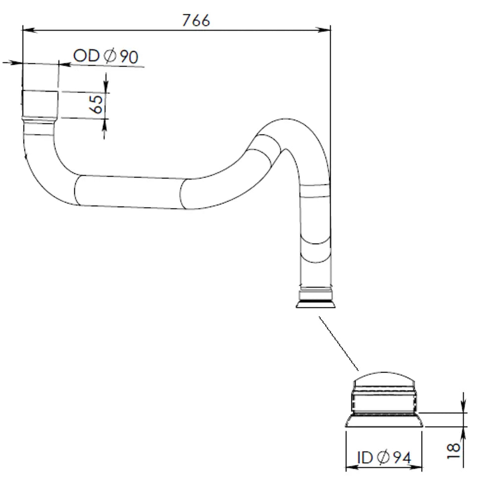 Tubo per Mercedes - 54298