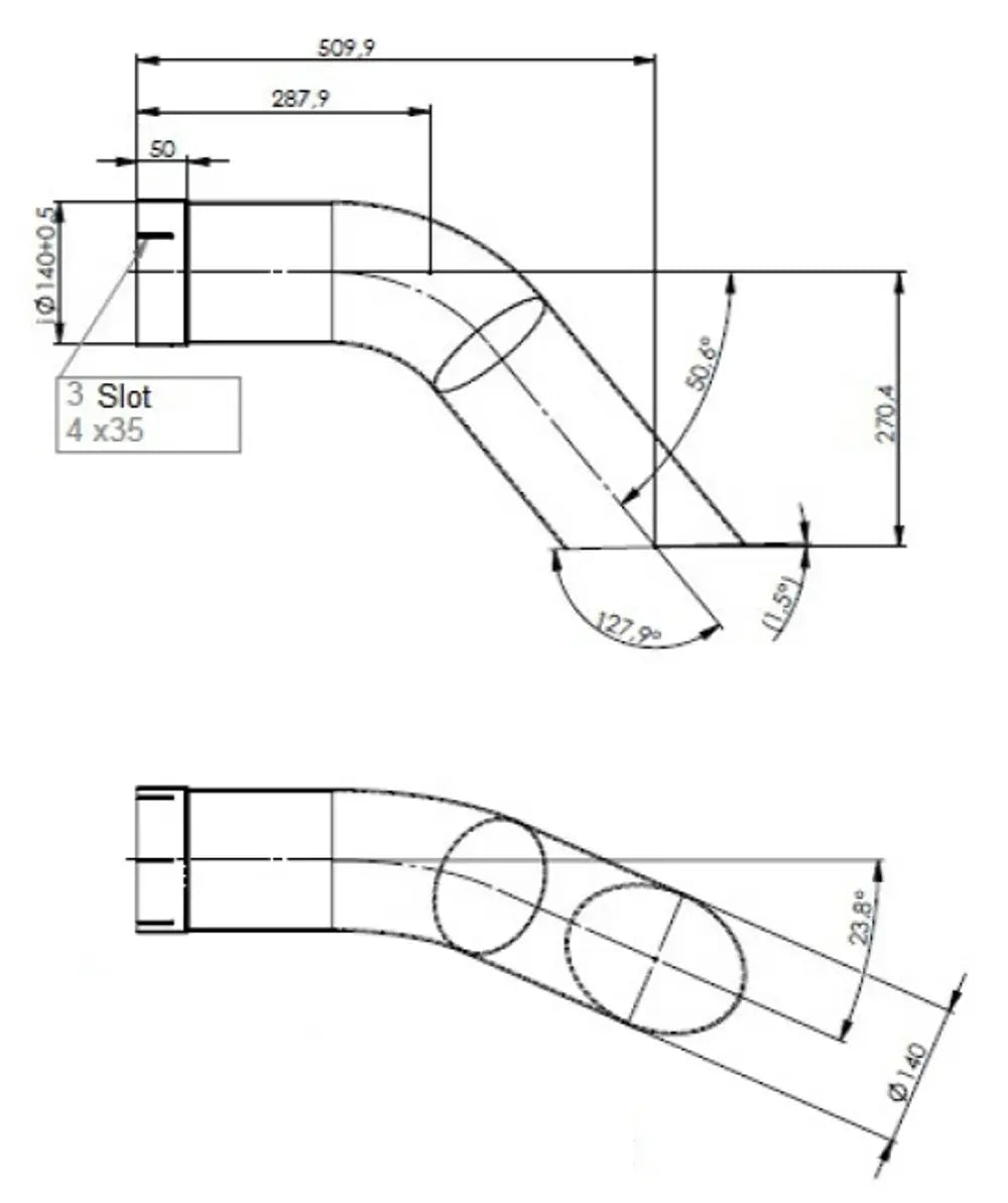 Tubo per Mercedes - 54667