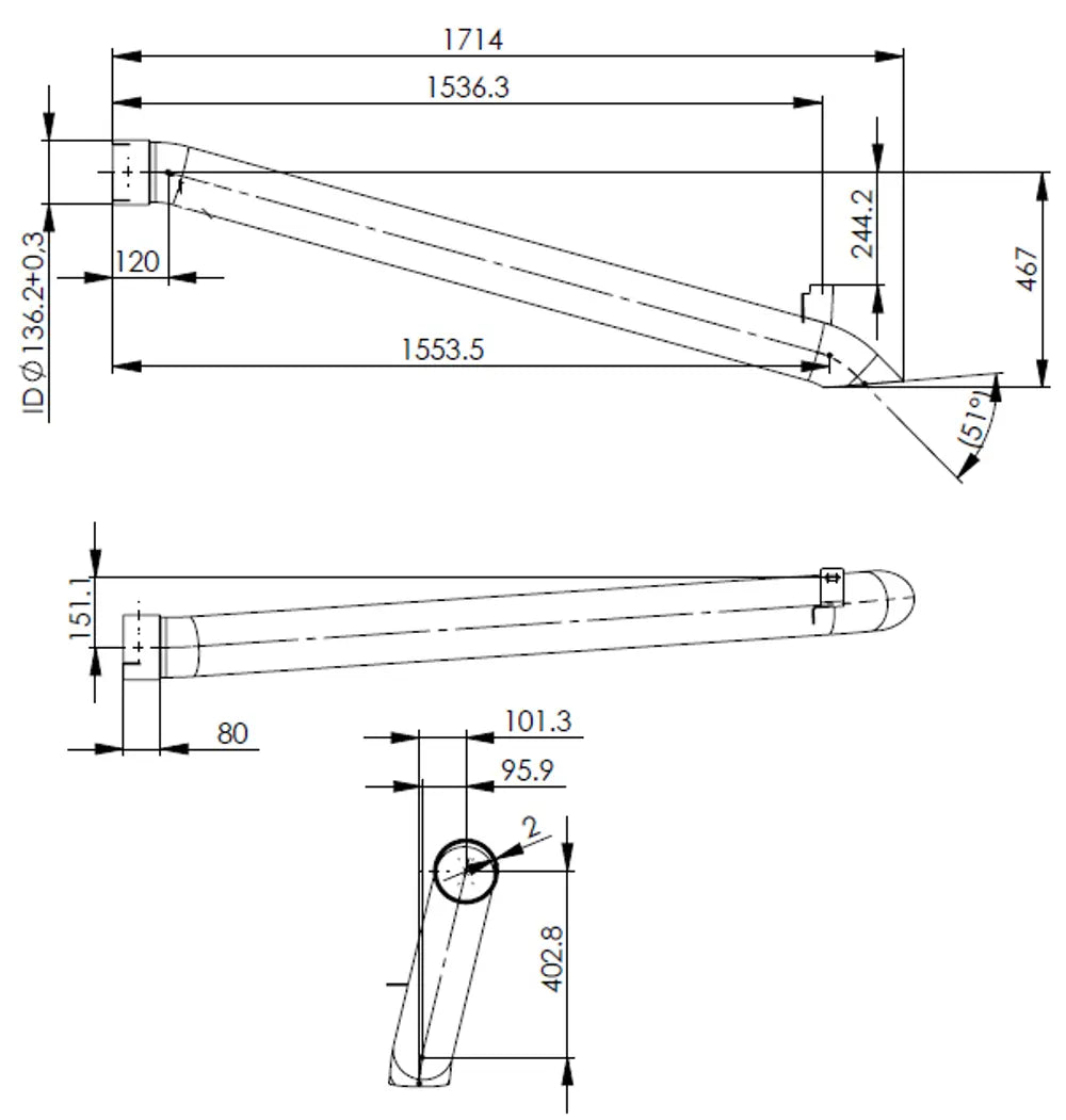Tubo per Mercedes - 54669