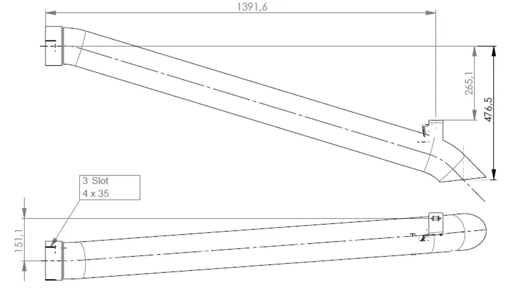 Tubo per Mercedes - 54670