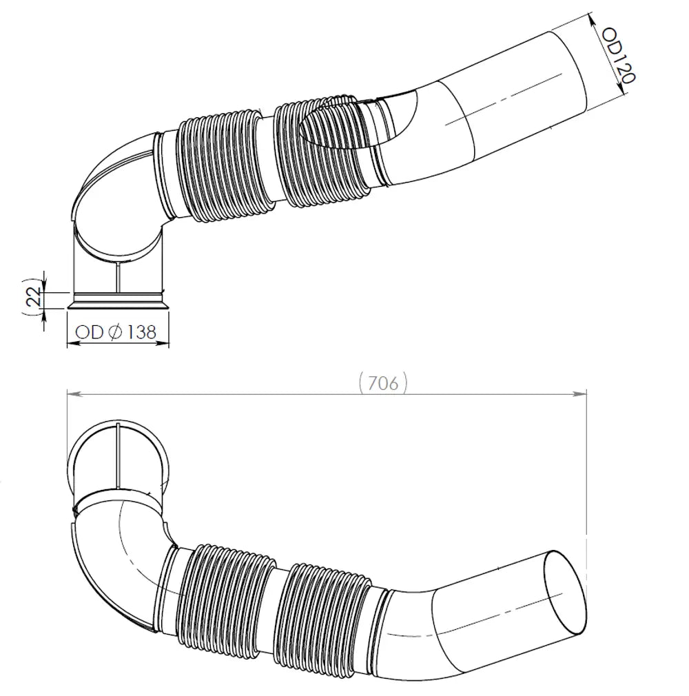 Tubo per Mercedes - 56124