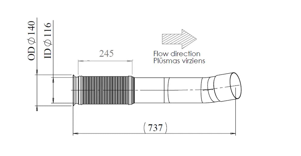 Tubo per Mercedes - 56126