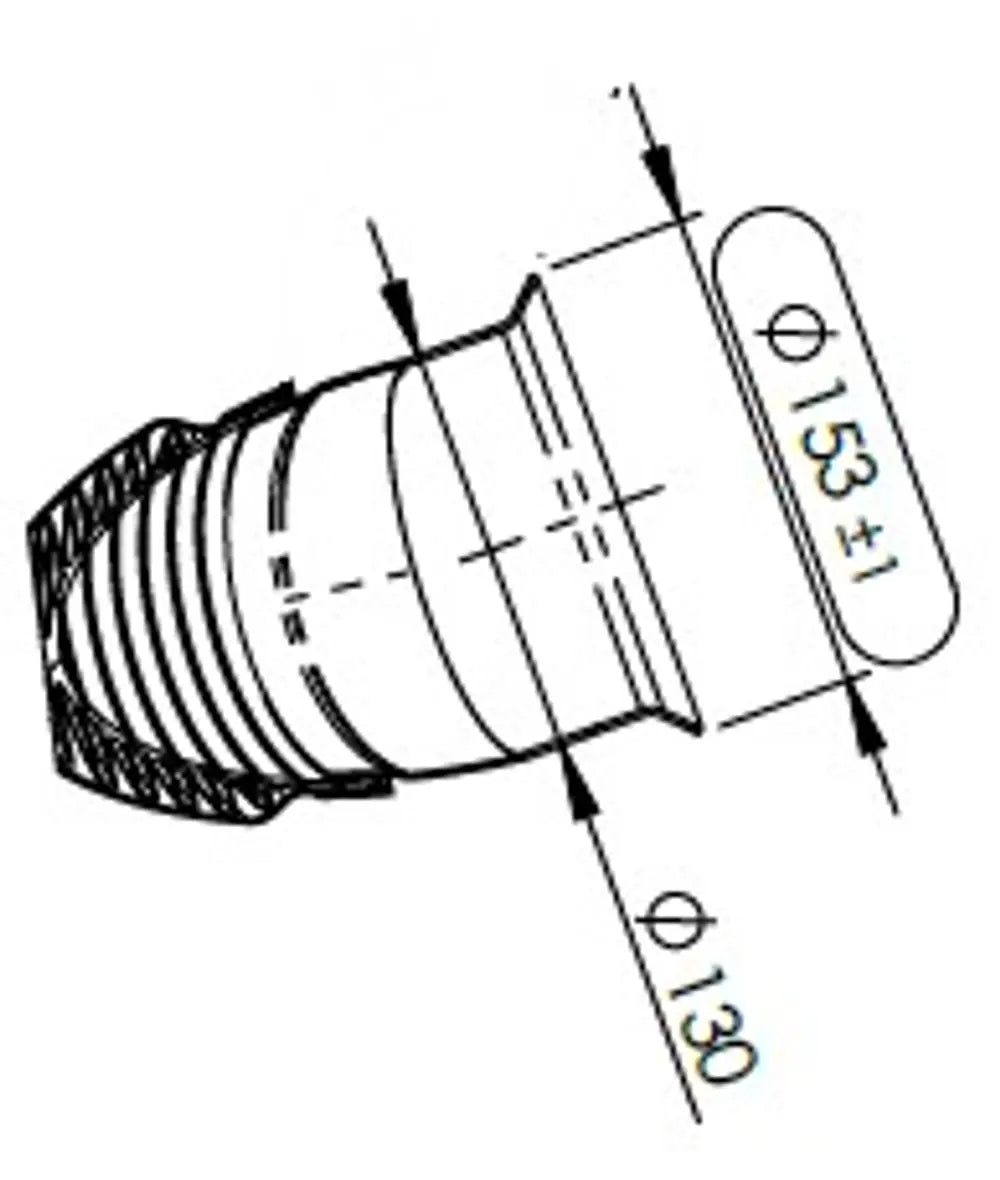 Tubo di scarico con soffietto per Mercedes - 56136