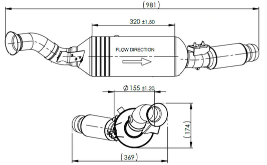 Catalizzatore per Mercedes - 56188