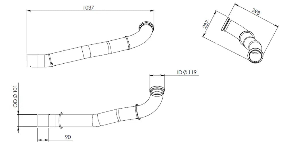 Tubo per Mercedes - 56221