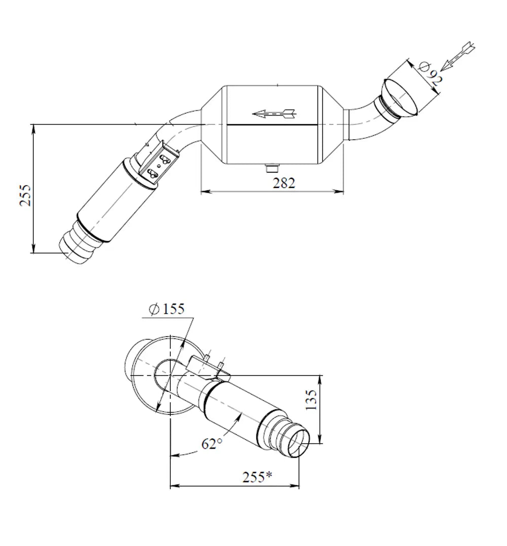 Catalizzatore per Mercedes - 56340