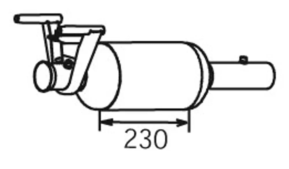 Silenziatore per Mercedes - 56348