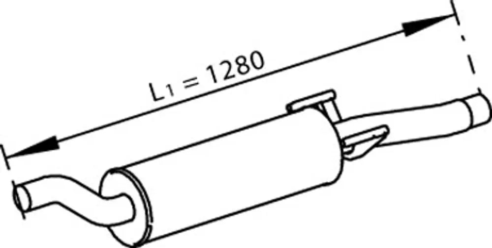 Silenziatore per Mercedes - 56352