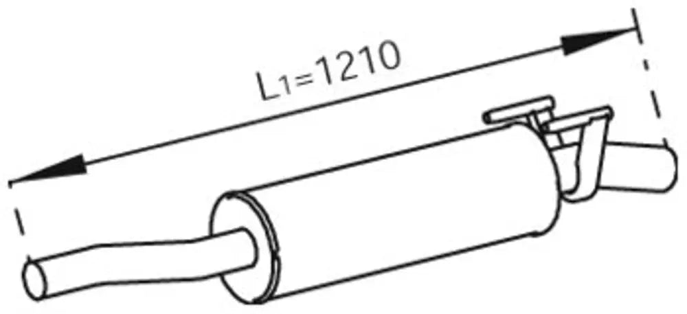 Silenziatore per Mercedes - 56353