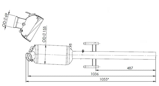 DPF per Mercedes - 56362