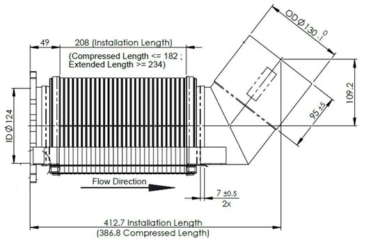Tubo di scarico, con Flessibile D3S per Mercedes - 5AA020