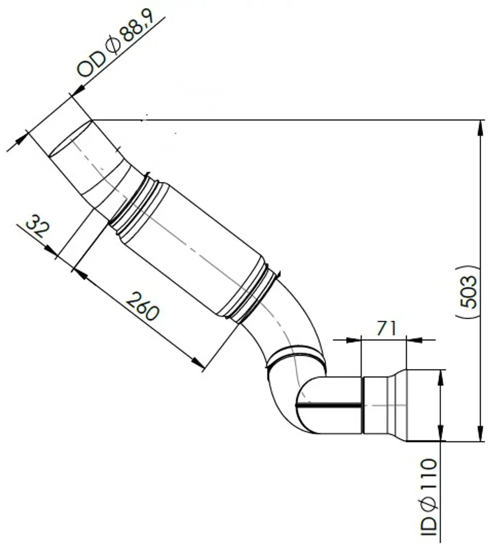 Tubo per MERCEDES - 5AA033