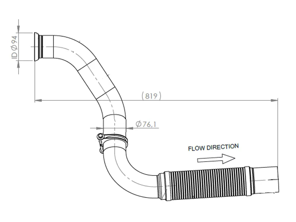 Tubo per Mercedes, E-line - 5AA010