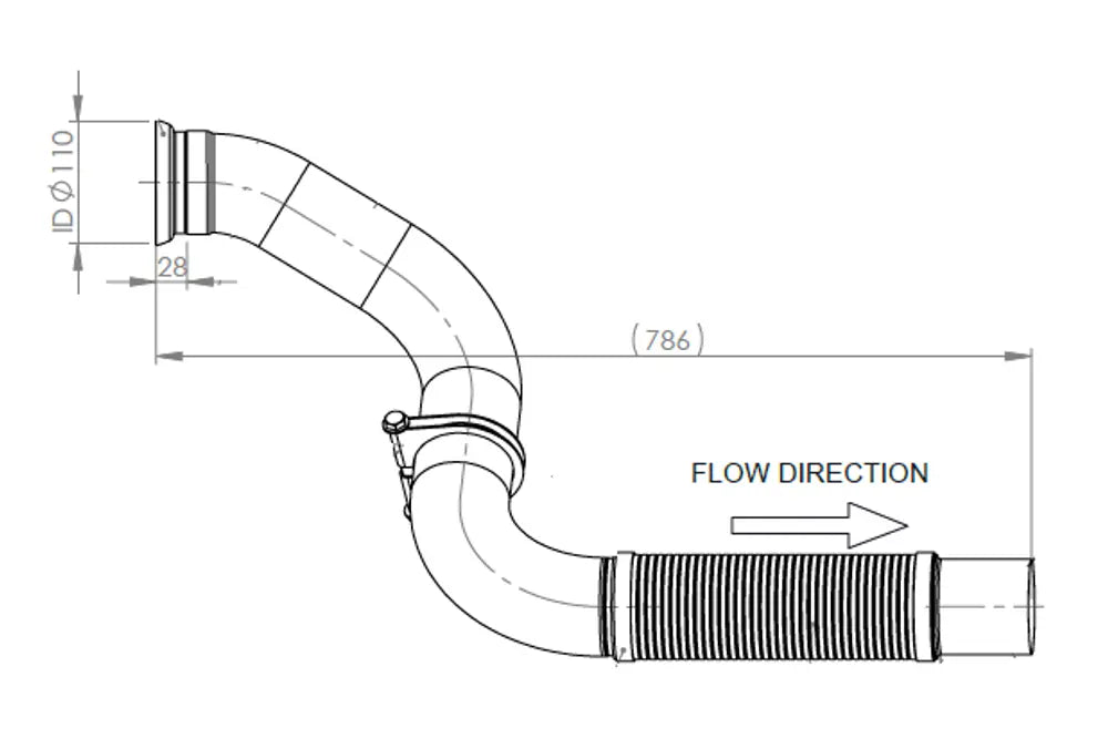 Tubo per Mercedes, E-line - 5AA011