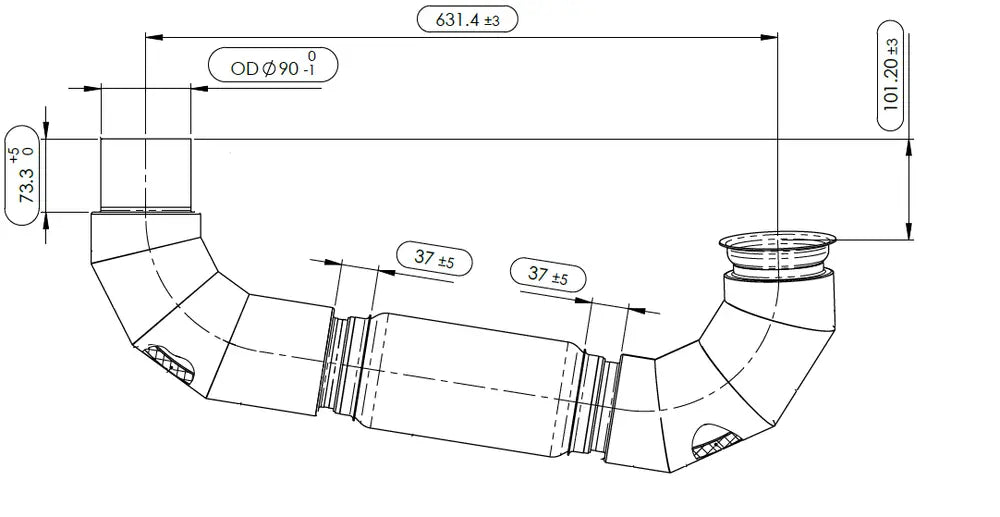 Tubo per Mercedes - 5AA024