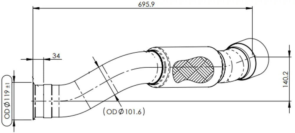 Tubo per Mercedes - 5AA063