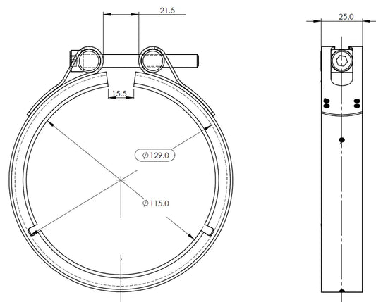 Fascetta a V per Mercedes - 5AL017