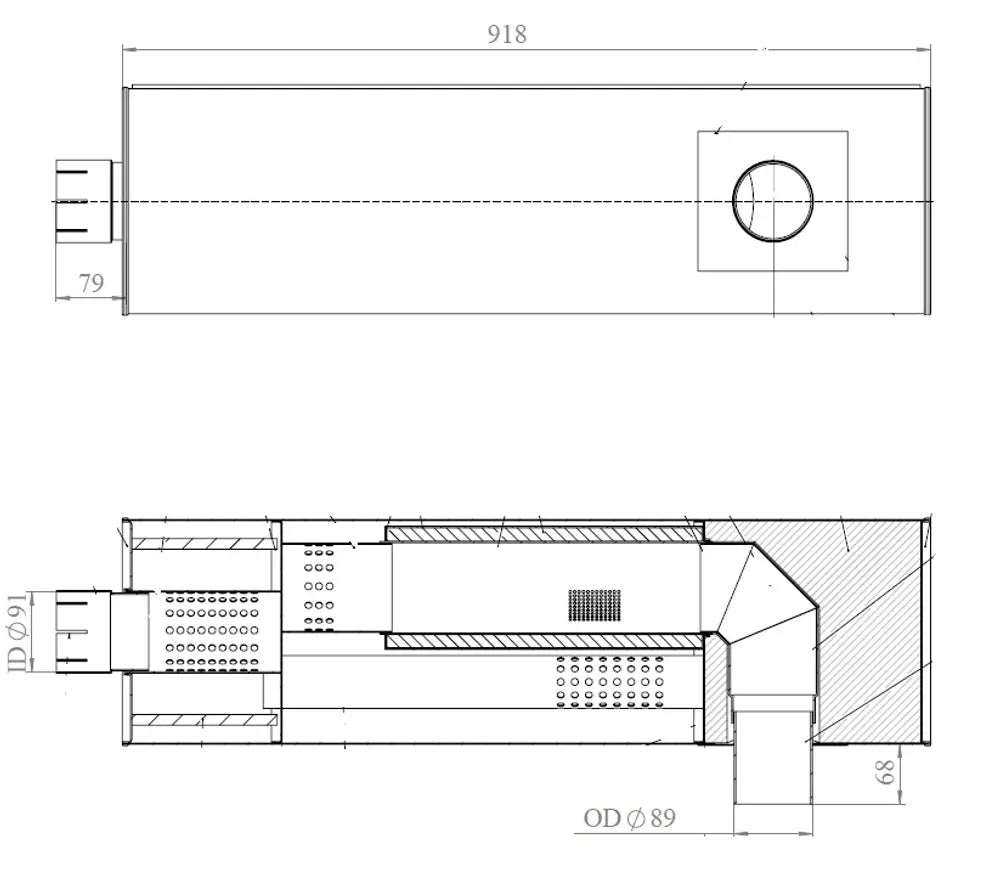 Silenziatore per Renault - 64452