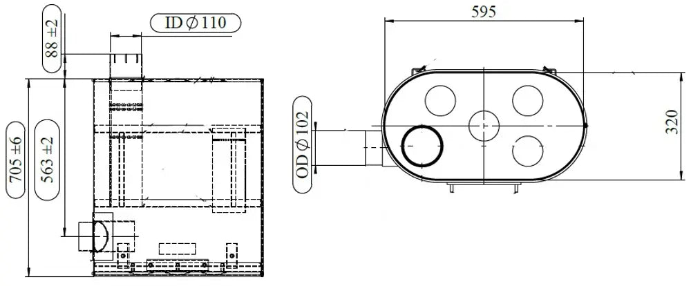 Silenziatore per Renault, E-line - 64456