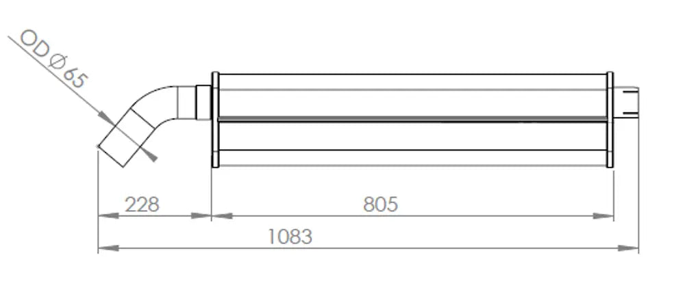 Silenziatore per Renault - 66304