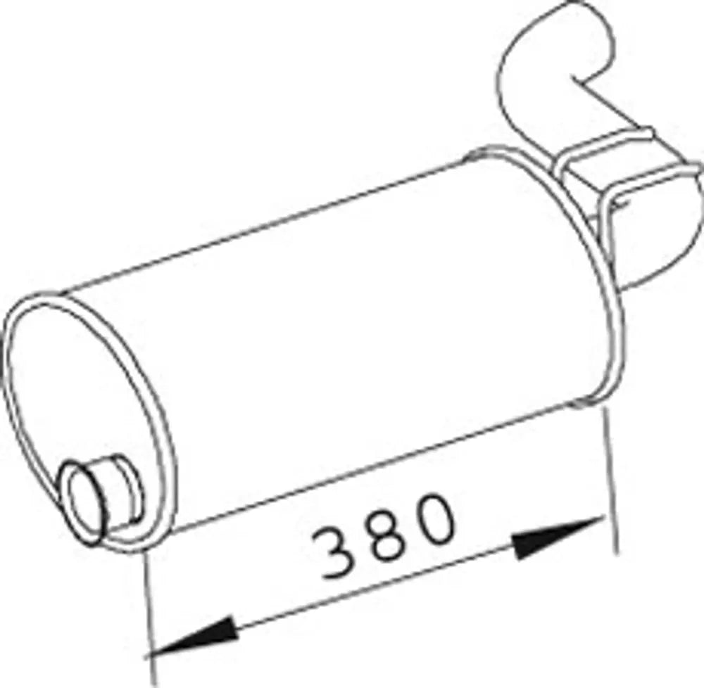 Silenziatore per Renault - 66332