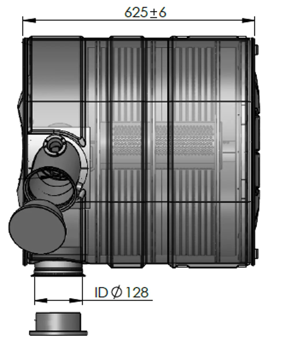 Silenziatore con SCR per Renault - 66344