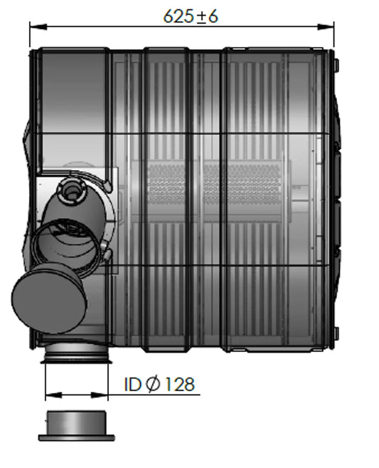 Silenziatore con SCR per Renault - 66344