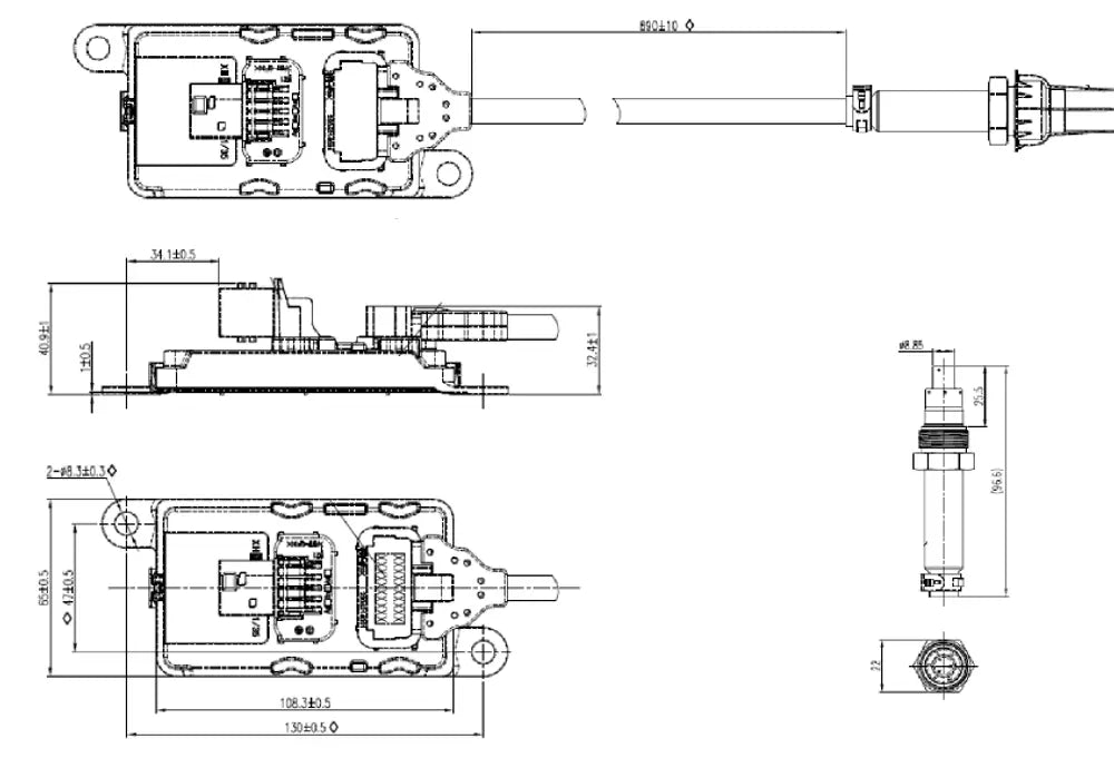 Sensore NOx per Scania - 67039