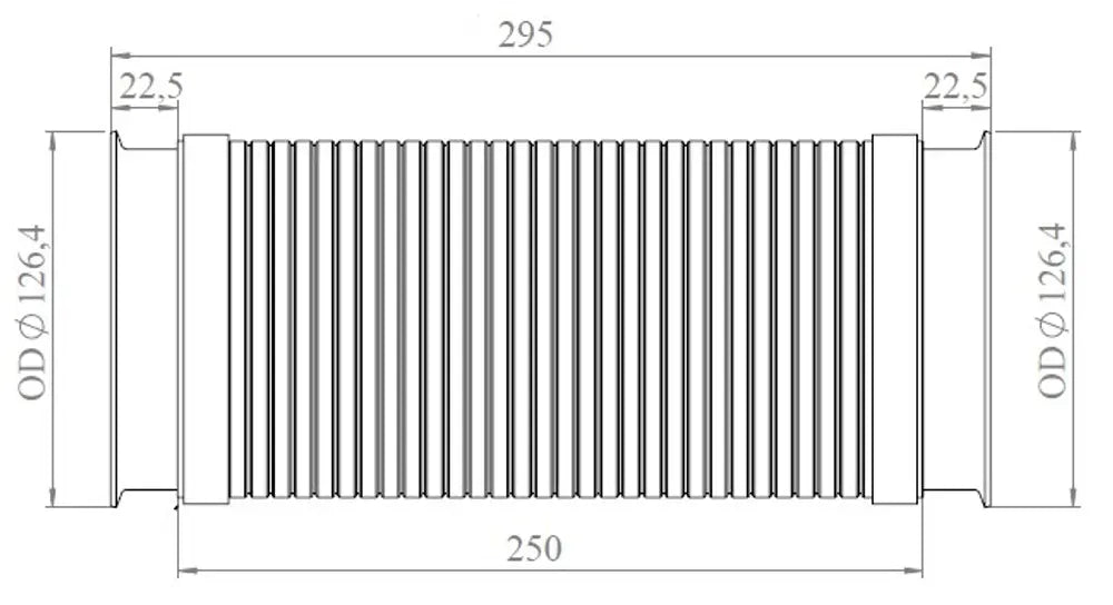 Flessibile di scarico, D2S+ per Scania - 68092