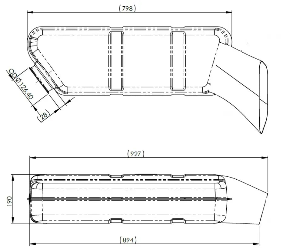 Silenziatore per Scania - 68401