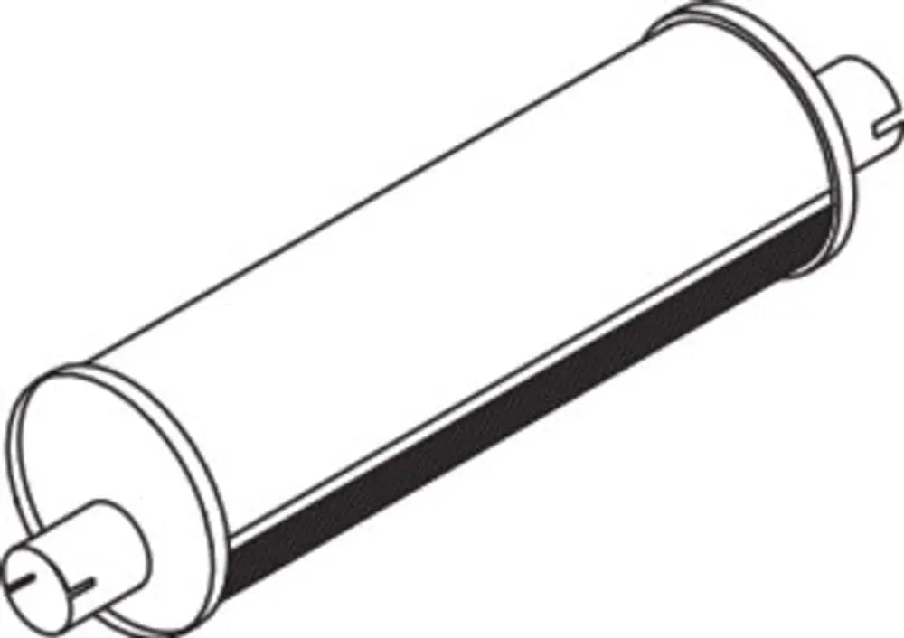 Middle-/Silenziatore terminale per Scania, E-line - 68405