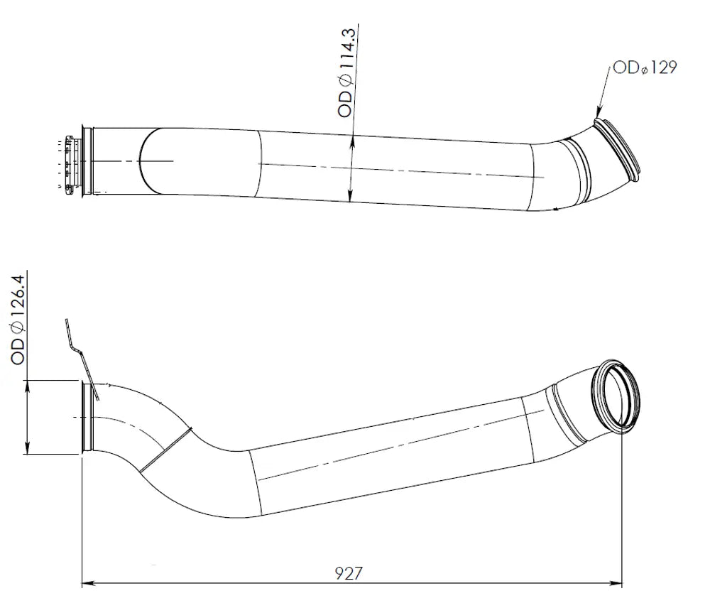 Tubo per Scania - 68521