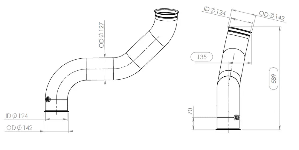 Tubo per Scania - 68524
