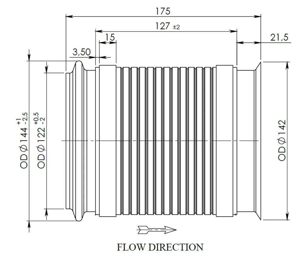 Tubo flessibile per Scania - 68595