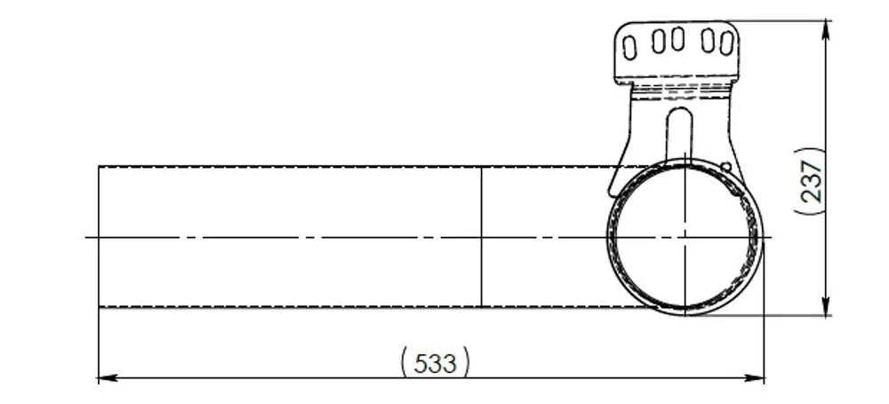 Tubo di scarico per Scania - 68716